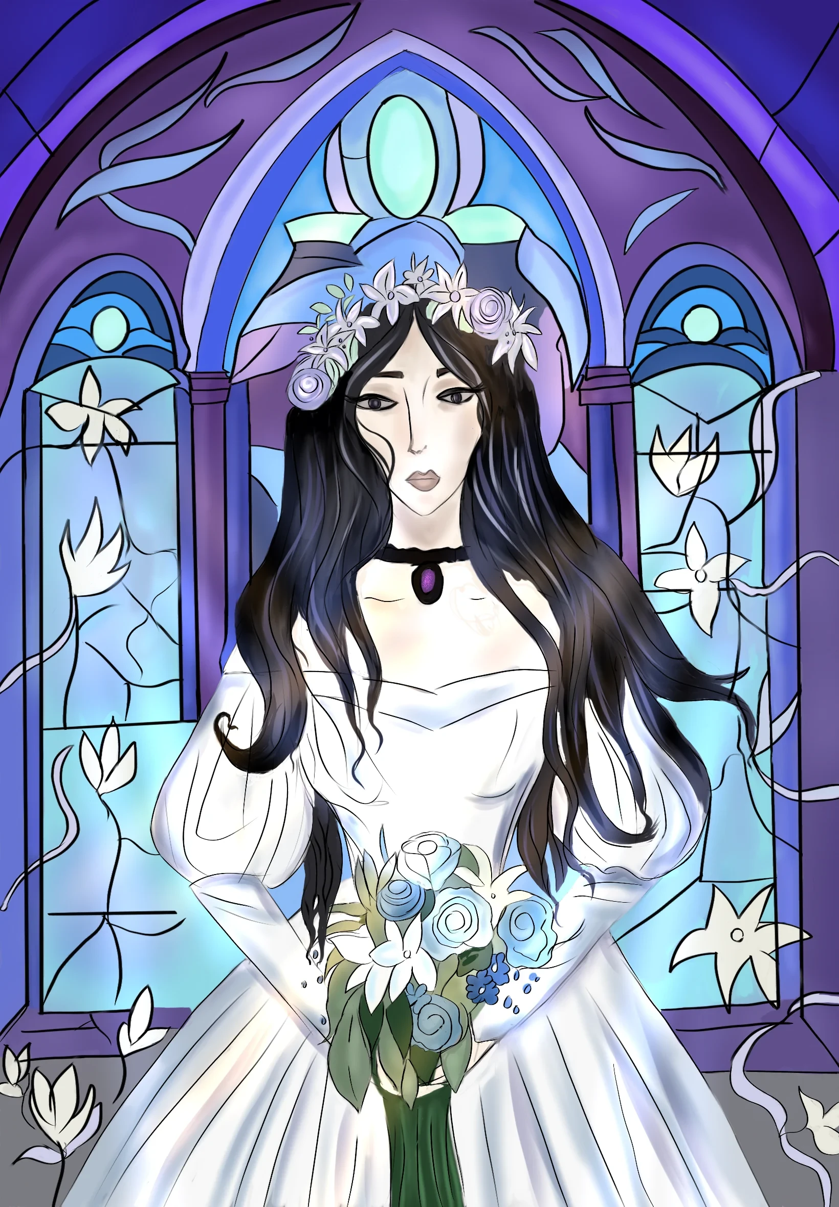 The Blue Flower artwork image