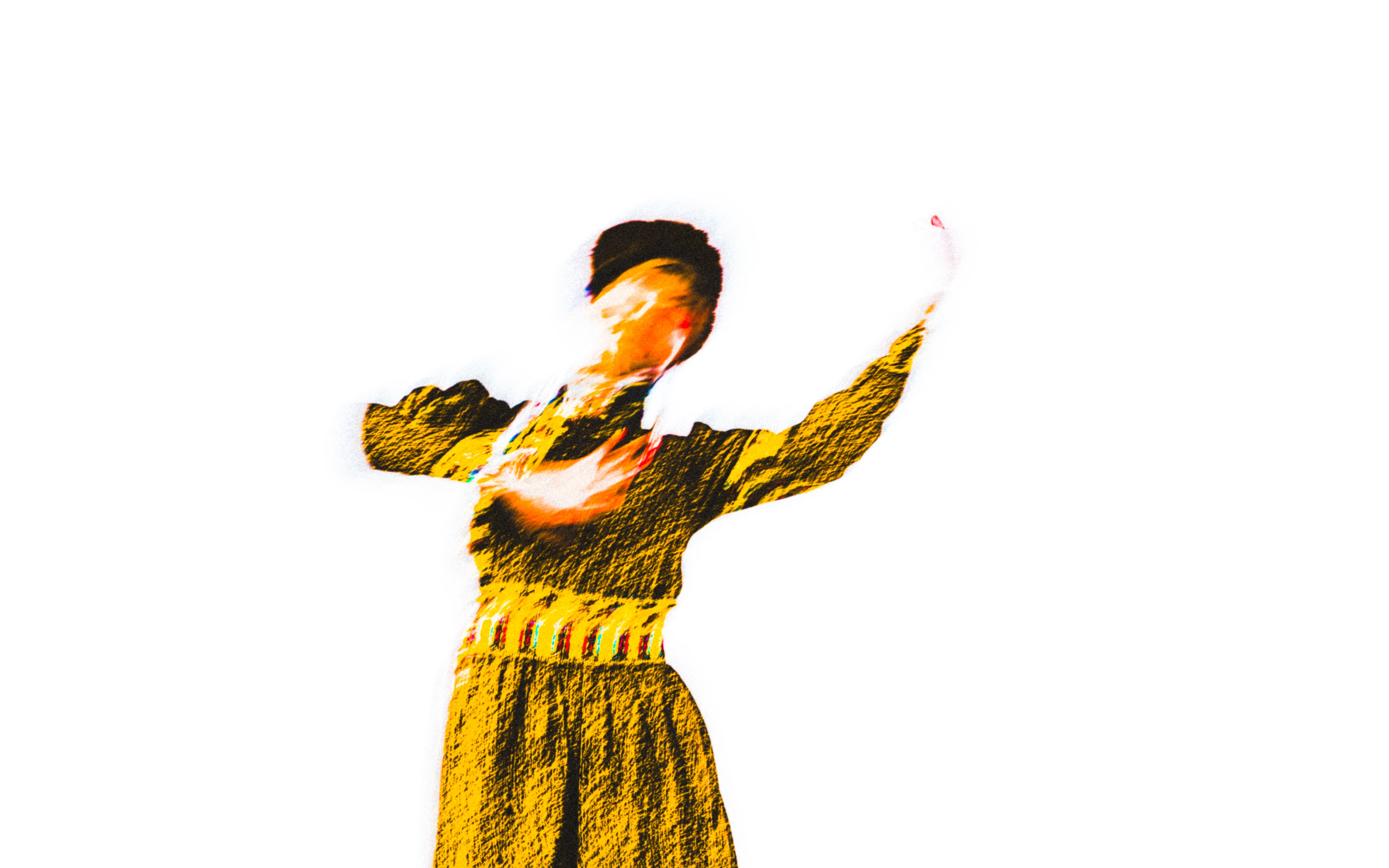 Buryat dance on the frozen Baikal artwork image