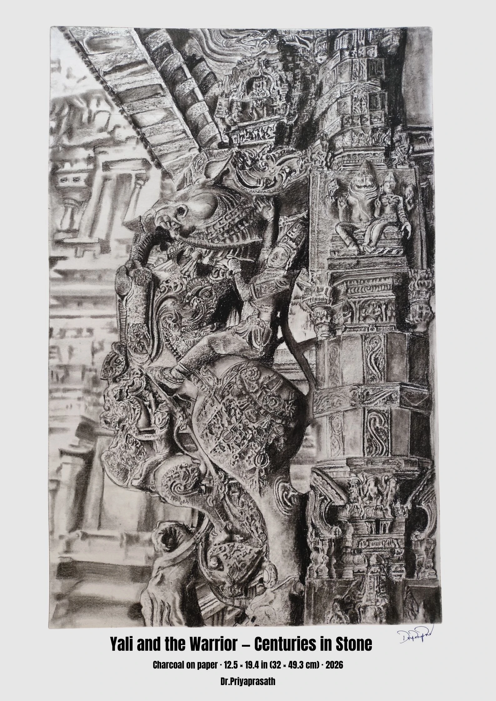 Yali and the Warrior — Centuries in Stone artwork image