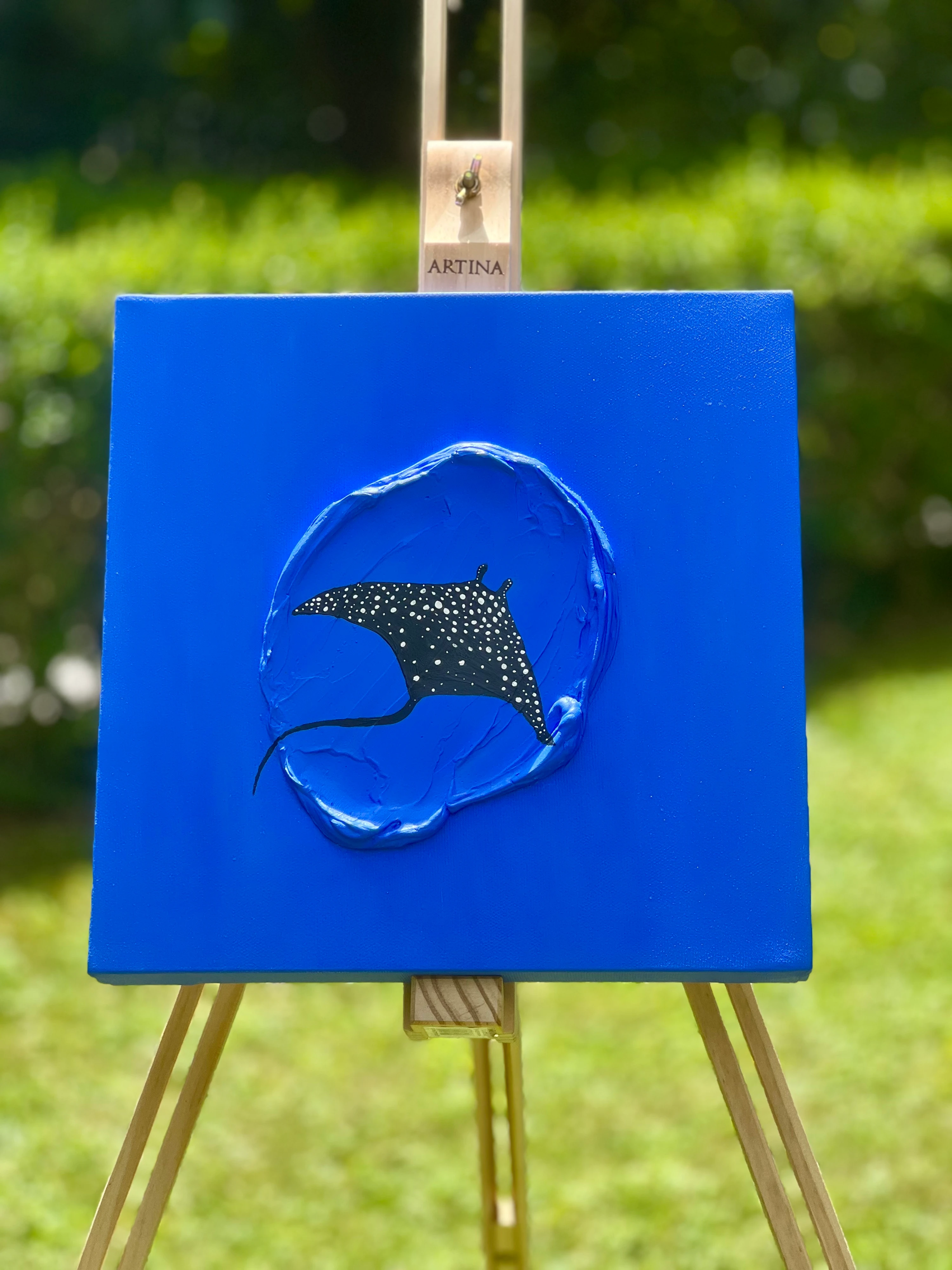 Manta in Blue artwork image