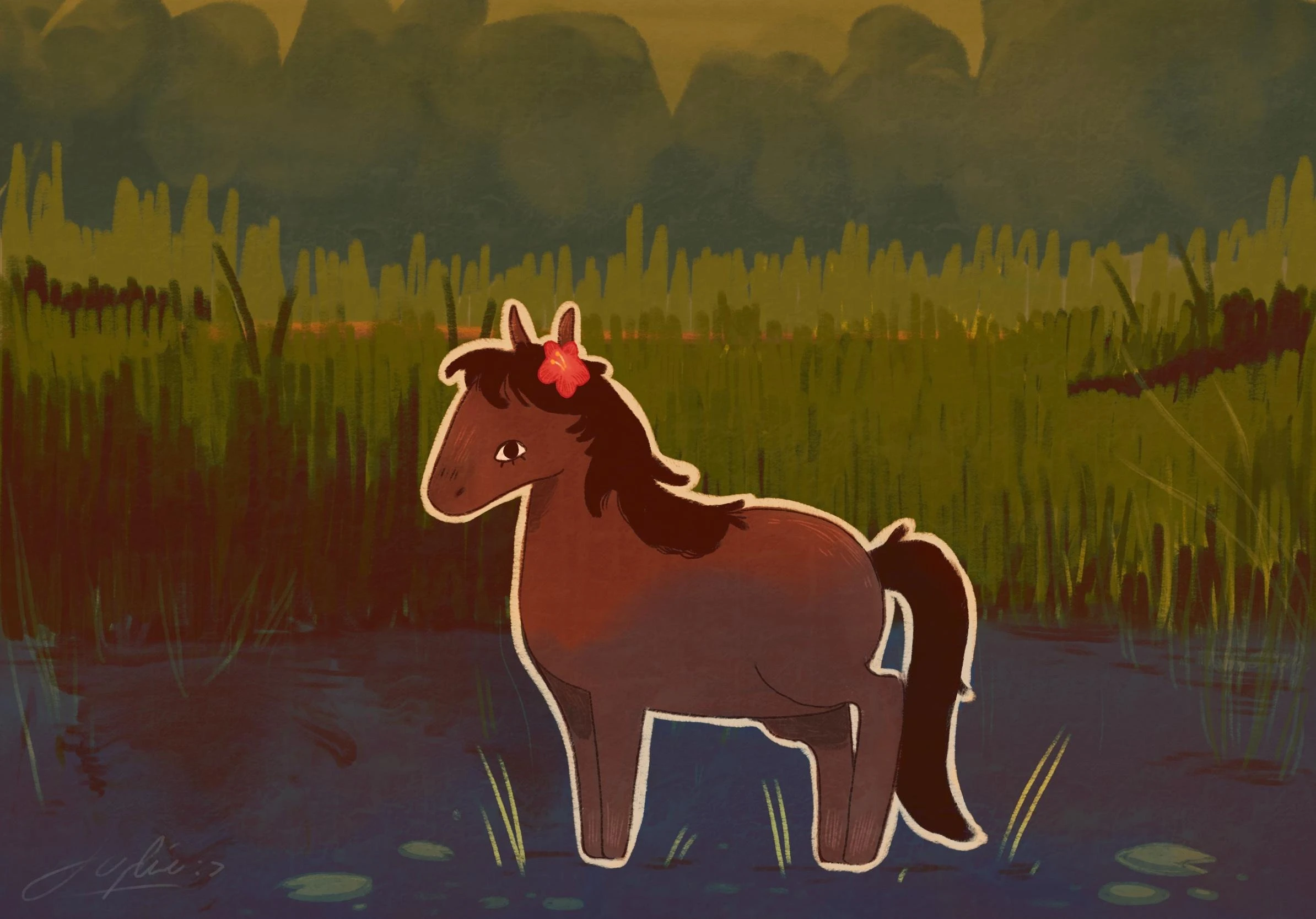 Horse artwork image